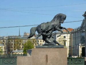 Аничков мост и кони Клодта