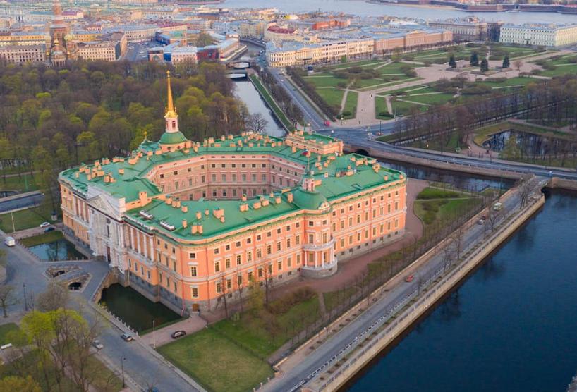 Залы Михайловского замка в Петербурге — схема и история